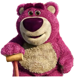 toy story 3 nounours rose