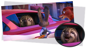 Personnages Disney o Flash Slothmore Zootopie personnages-disney-o-flash-slothmore-zootopie