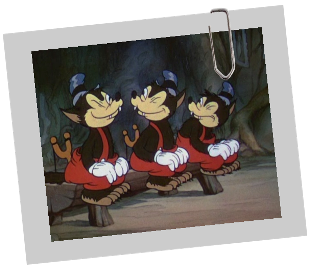Les Trois Petits Cochons - Portrait des Personnages Disney